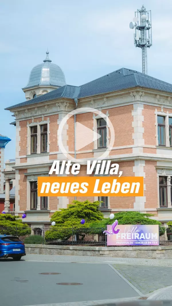Die Festner-Villa an der Klosterstraße wird zur "Villa Freiraum". ...