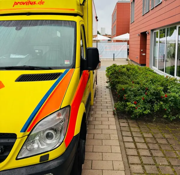 Heute ist unser Sanitätsdienst zum Sommerfest der Handwerkskammer gebucht.  ...