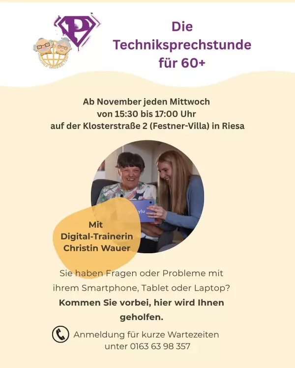 📱💬 Technik? Kein Hexenwerk! Du bist über 60 und dein Smartphone macht manch ...